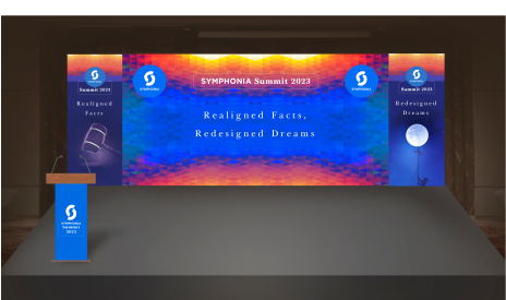 Symphonia Summit 2023 LED stage design